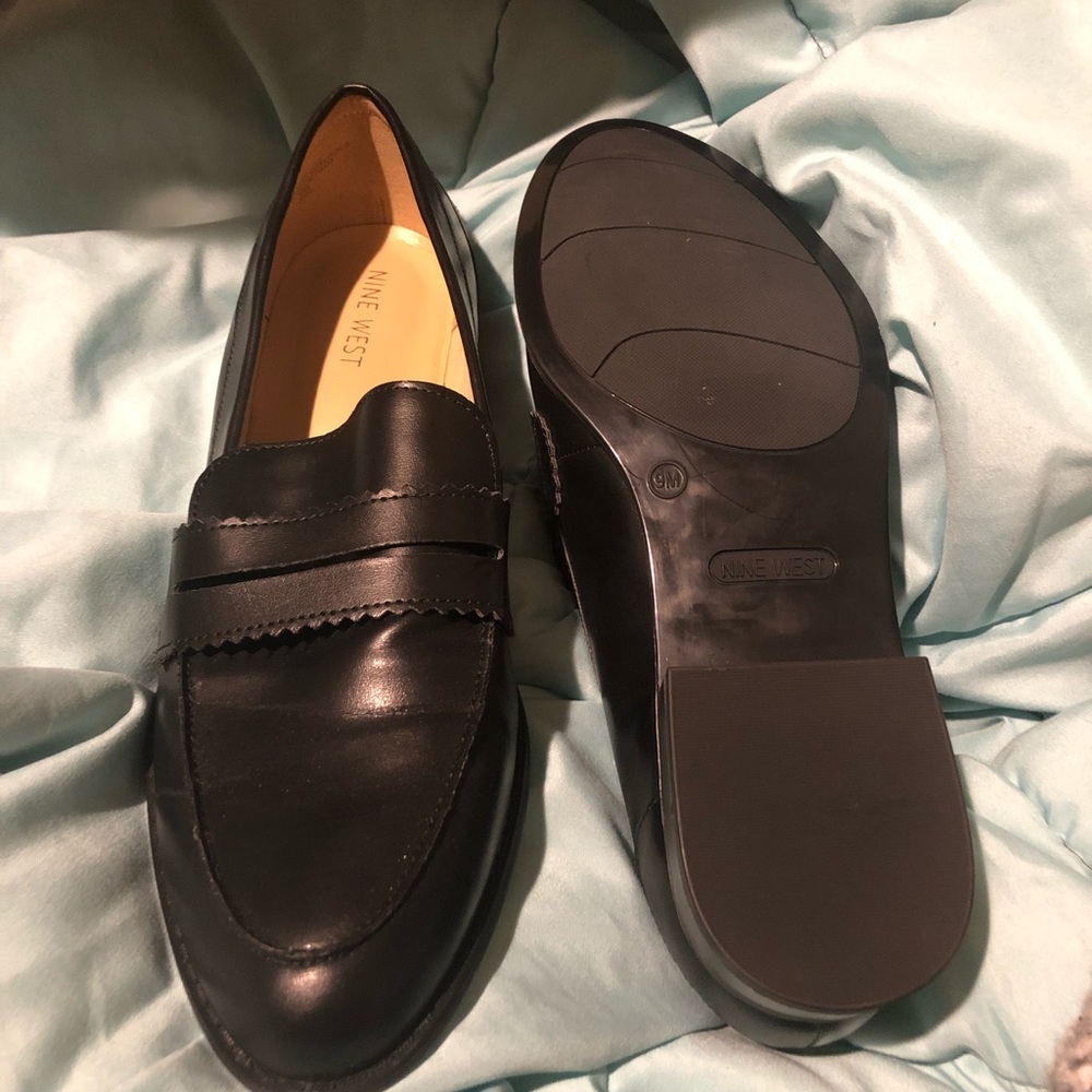 Nine West Leather Penny loafer